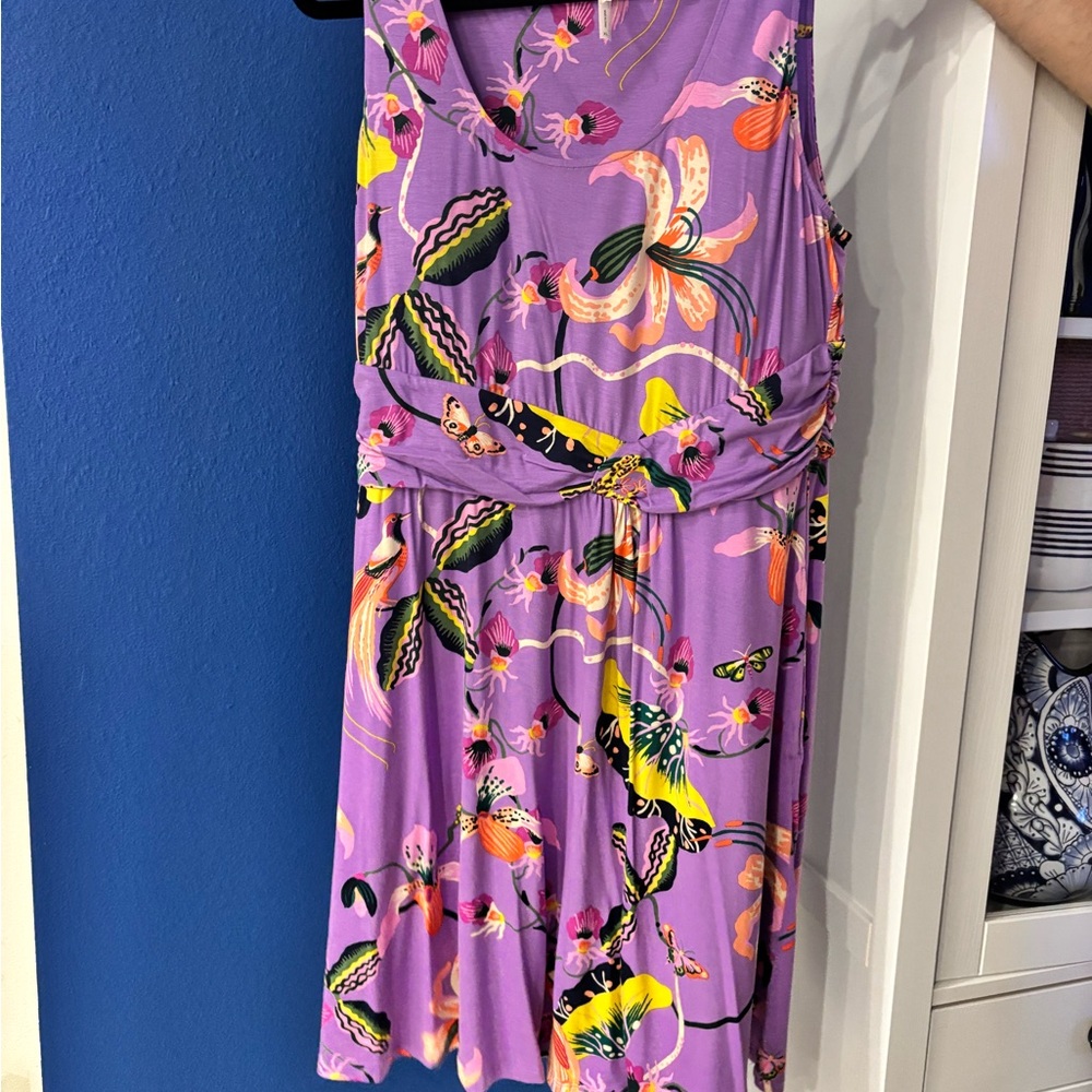 Soma Purple Floral Dress